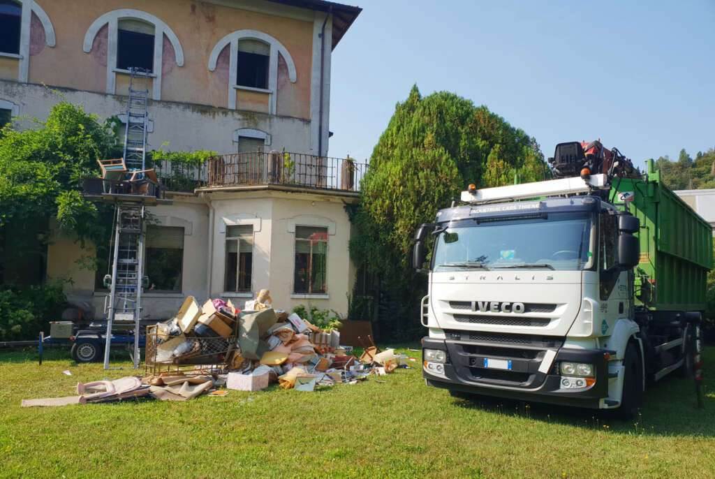 Manelli sgomberio locali a Bassano del Grappa